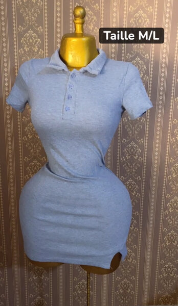 Robe Polo Élégante Femme