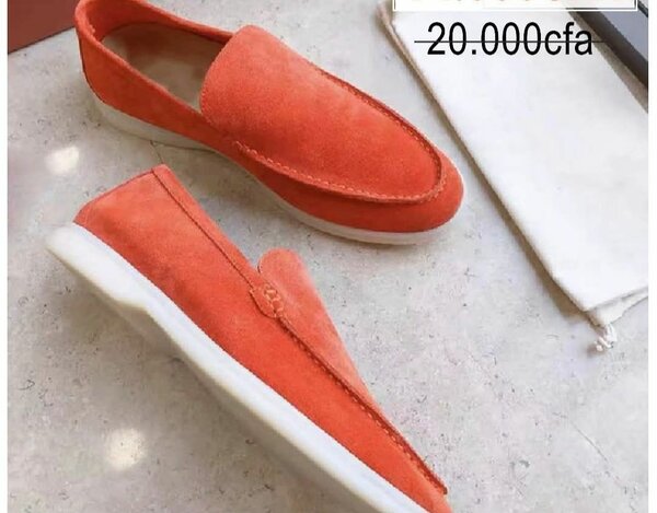 Mocassins en daim colorés