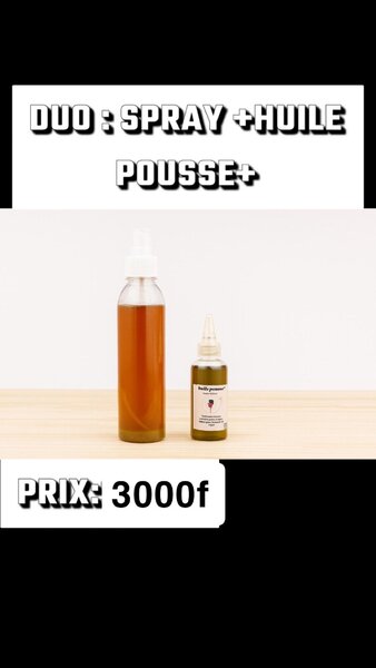Duo Spray et Huile Pousse
