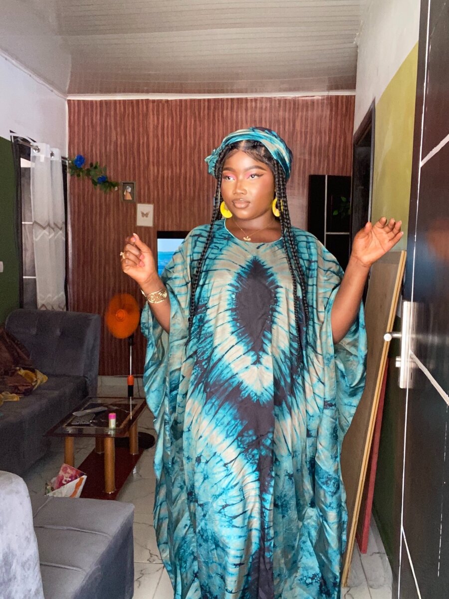 Boubou en soie Kampala