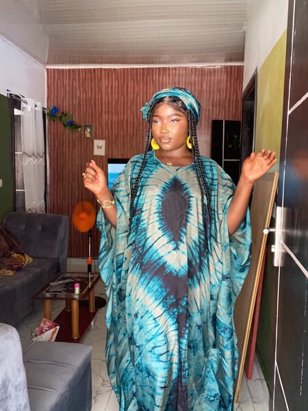 Boubou en soie Kampala