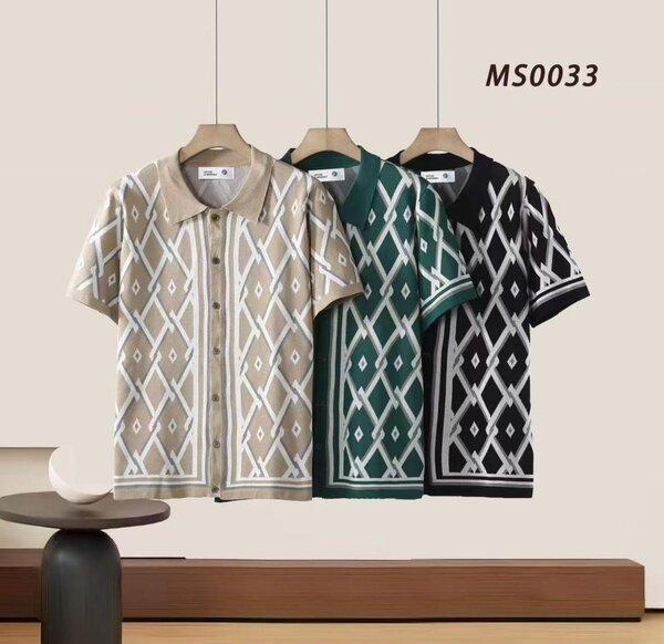 Polo en maille moderne homme