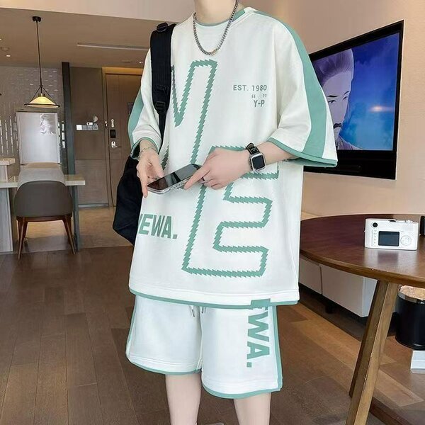 Complet short coton doux