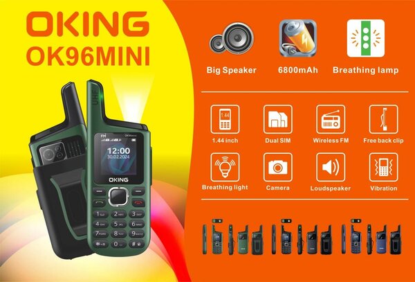 Téléphone Robust OKING Dual SIM