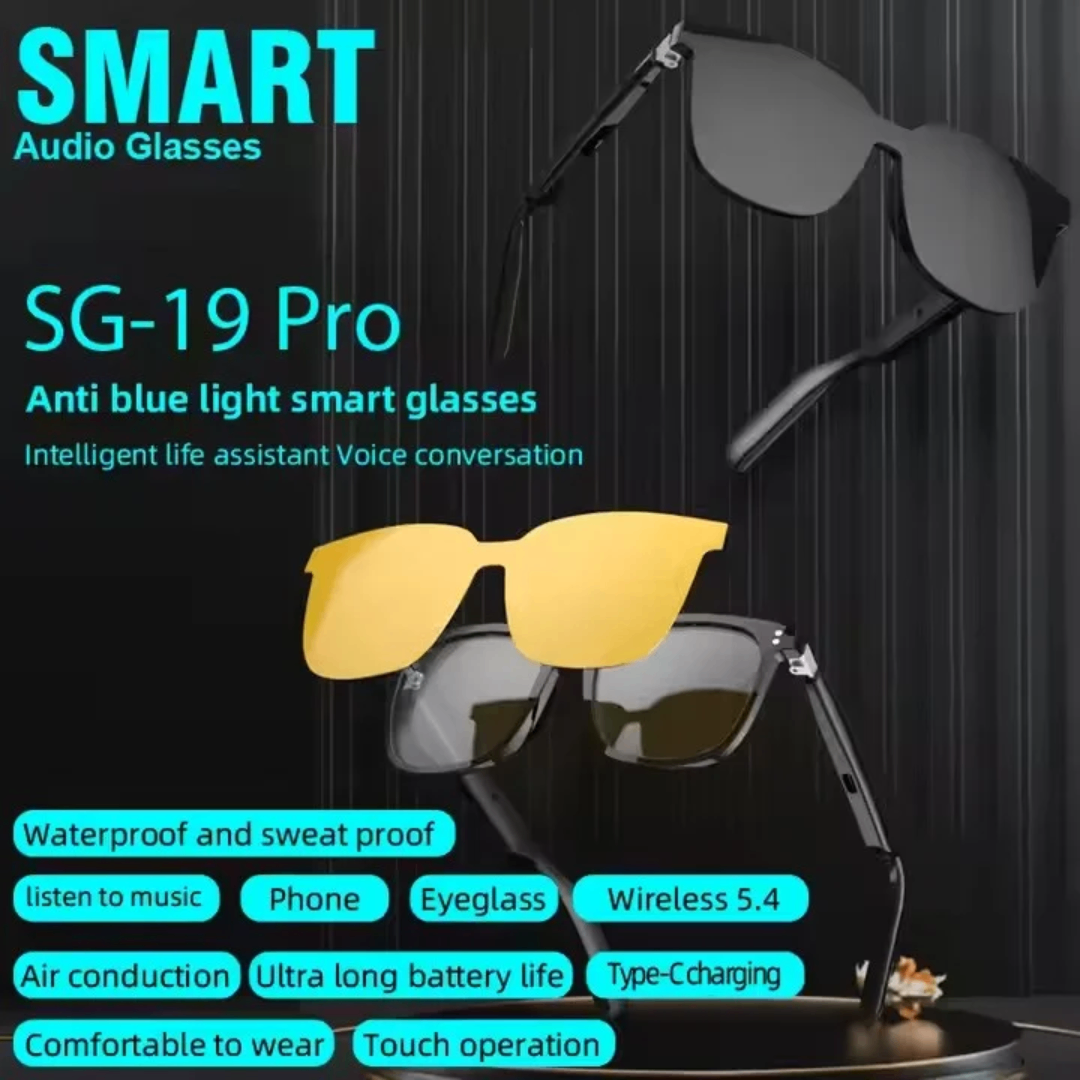 Lunettes audio intelligentes SG-19 Pro