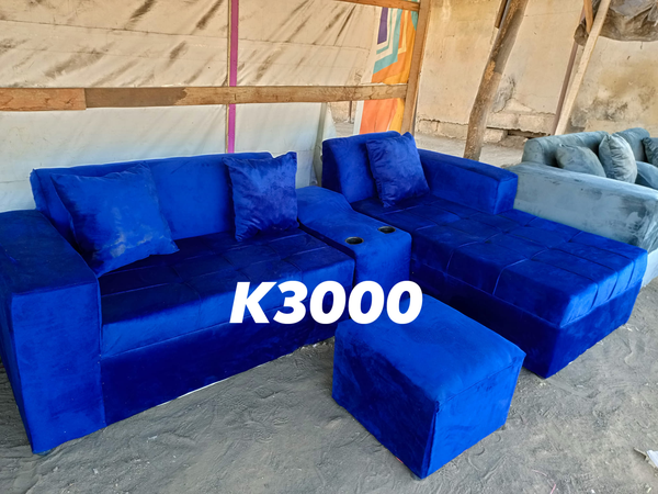 blue sofa