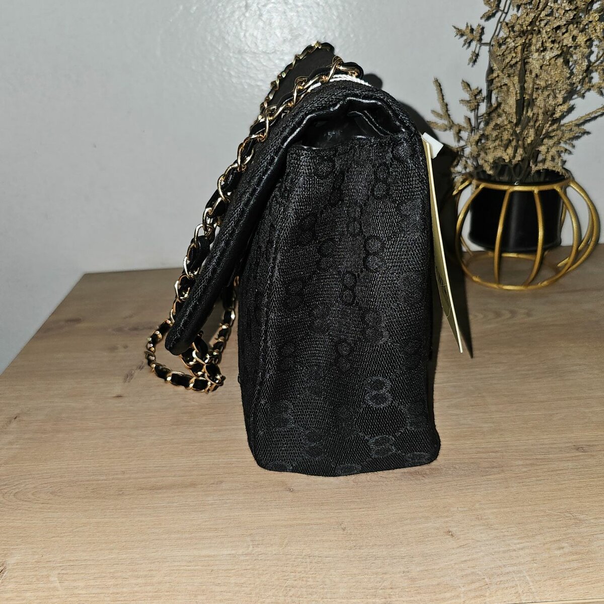 Sac à bandoulière noir chic