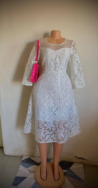 Breathable lace  thrift dres