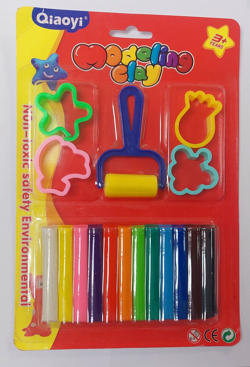 Pâte à modeler avec motif