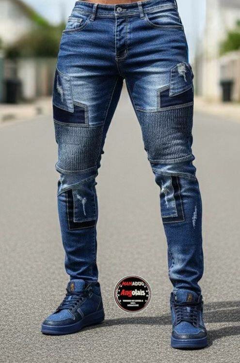 Jeans slim délavés homme