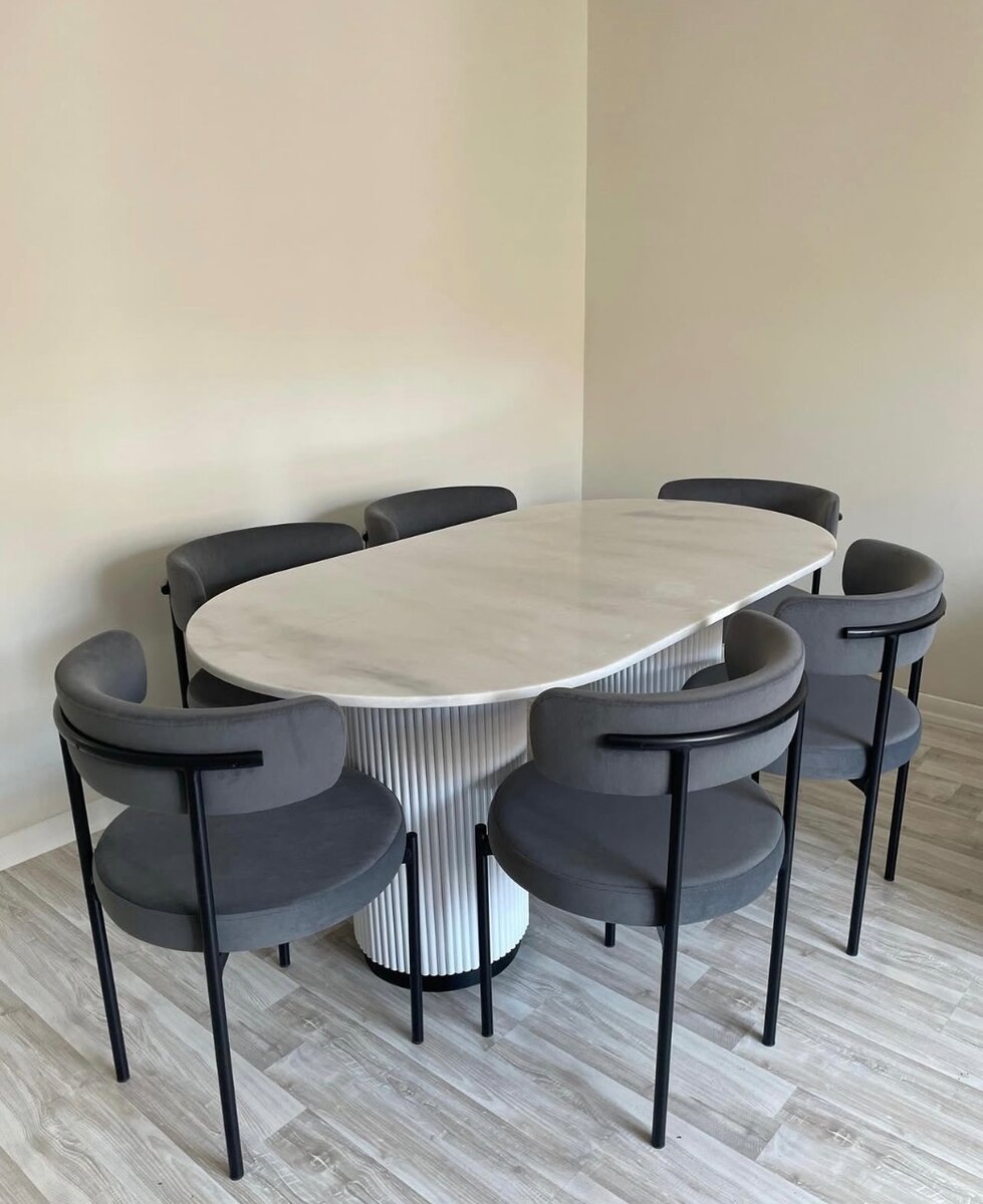 Table à manger moderne 6 place