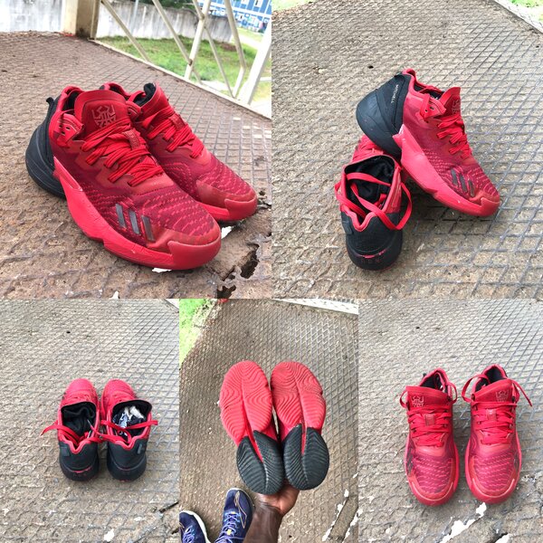 Chaussures de sport rouges