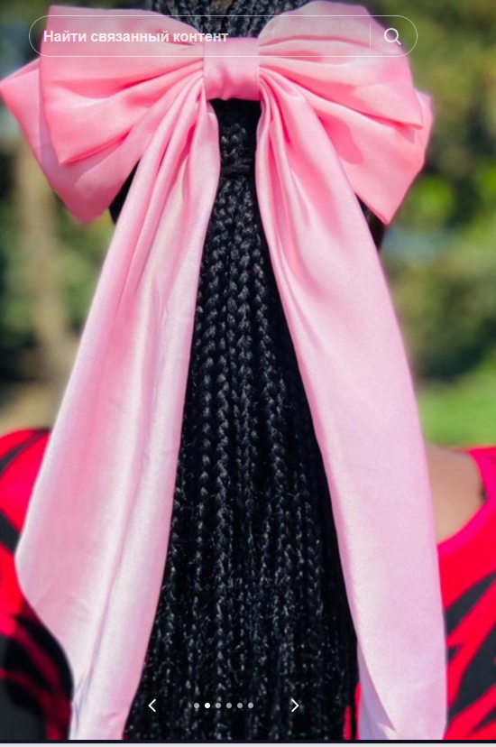 Silky large hair bows