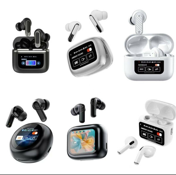 Wireless Bluetooth Earbuds with Display