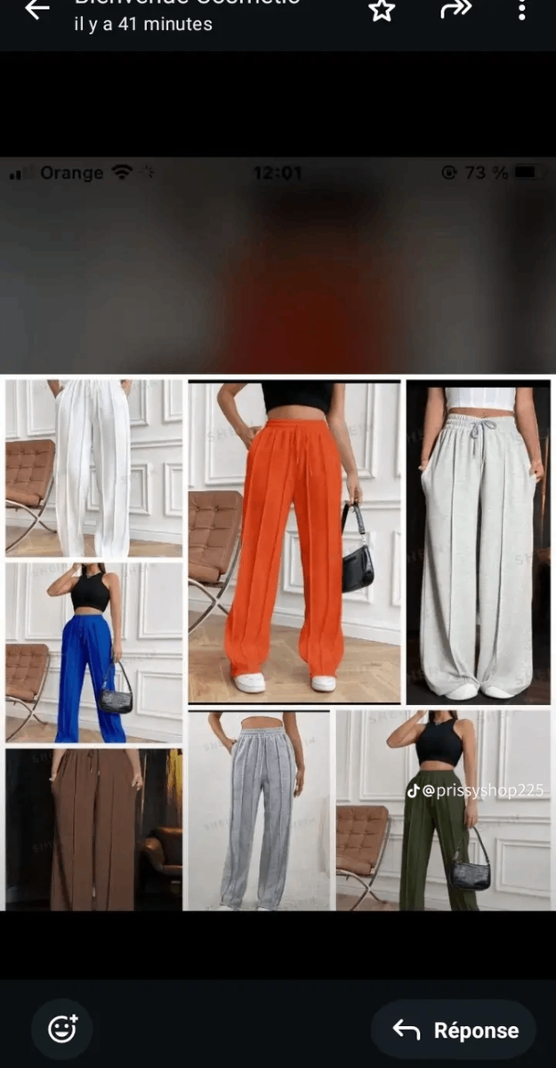 Pantalons amples élégants