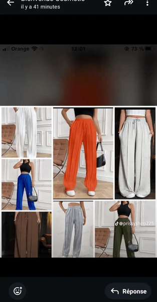 Pantalons amples élégants