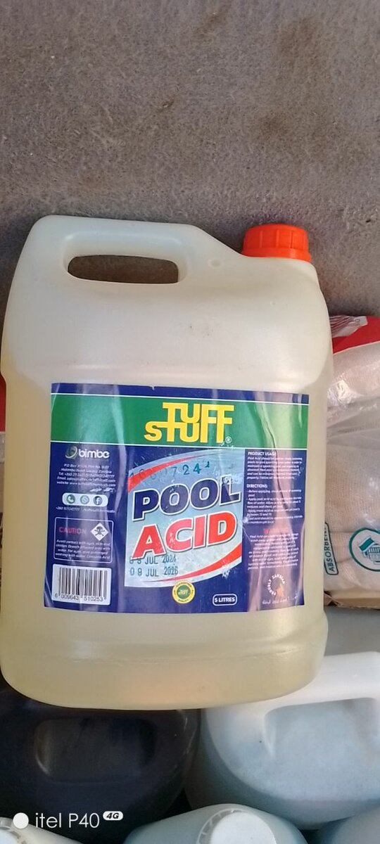 Pool Acid 5 Ltrs container