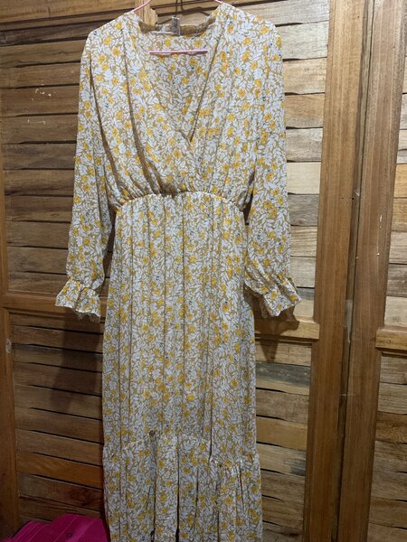 Robe longue fleurie élégante