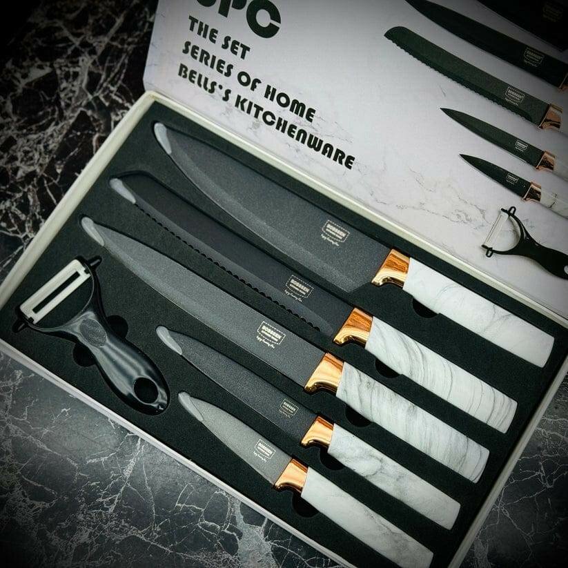 Ensemble de 6 couteaux de cuisine