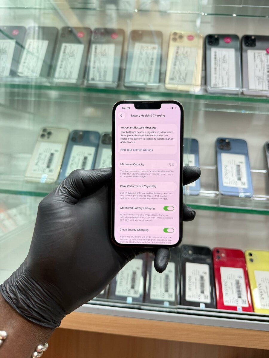 13 pro sans ID disponible