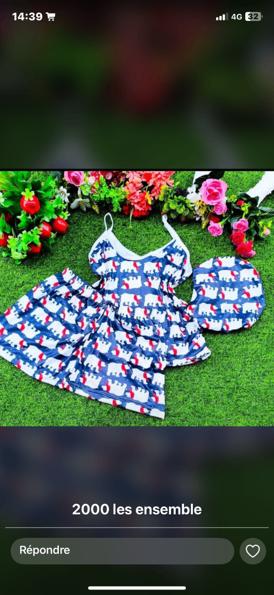 Ensemble lingerie confortable