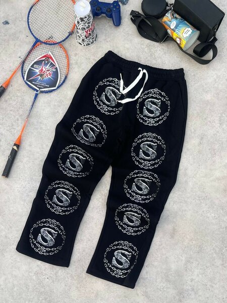 Pantalon de sport imprimé serpent
