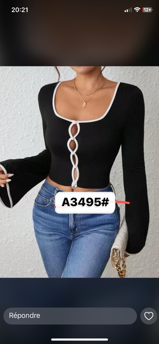 Chic & Élégant Haut Femme