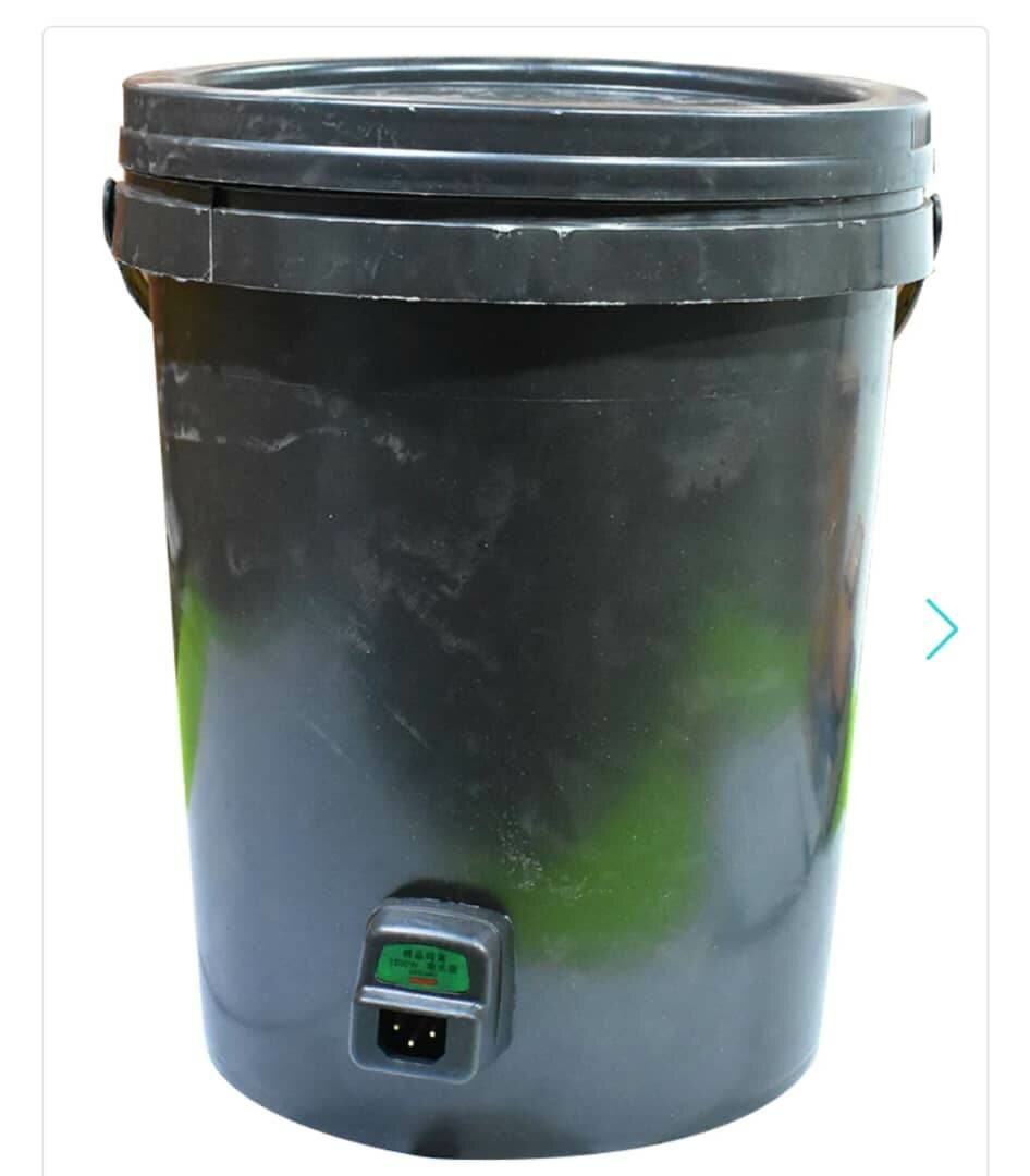 Water heating buckets