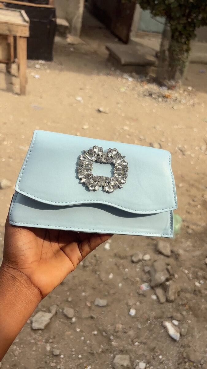 Sac à main élégant bleu