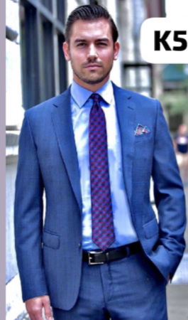 Costume deux pièces gris pour homme