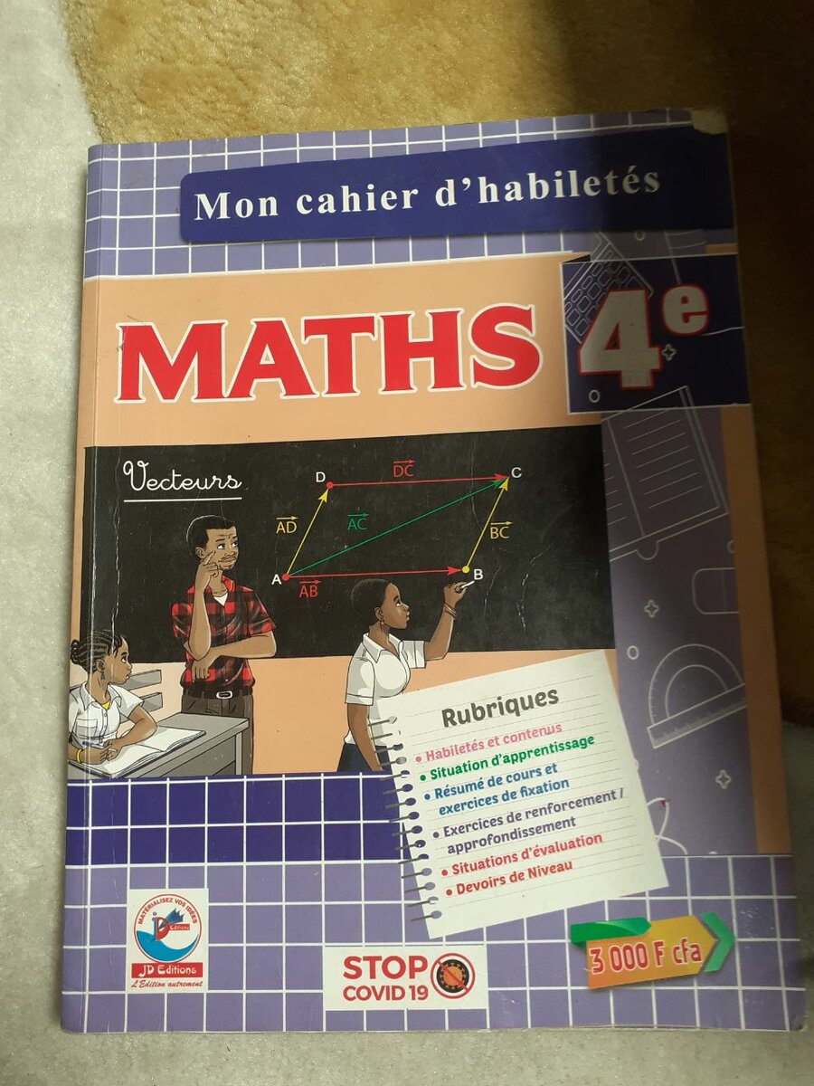 Cahiers d'exercices scolaires