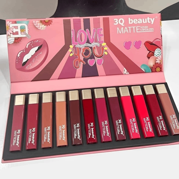 Matte Lip Gloss, Pack of 12