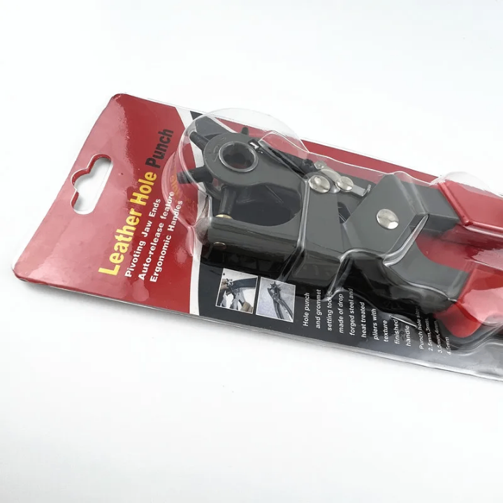 Pince à poinçon cuir