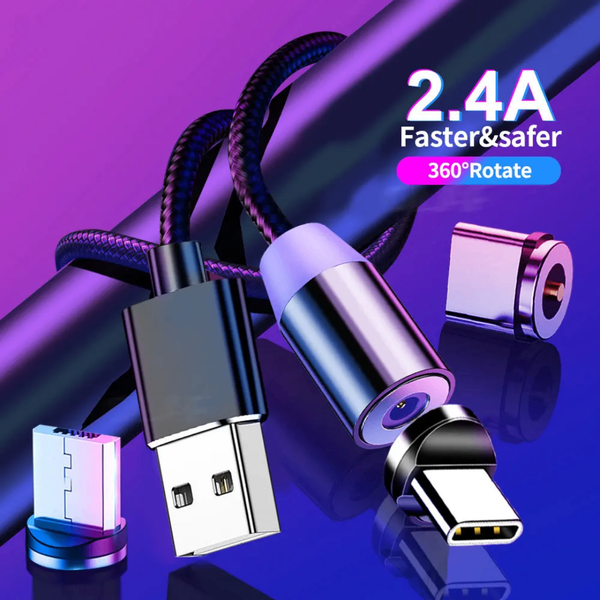 Câble Magnétique 360° USB