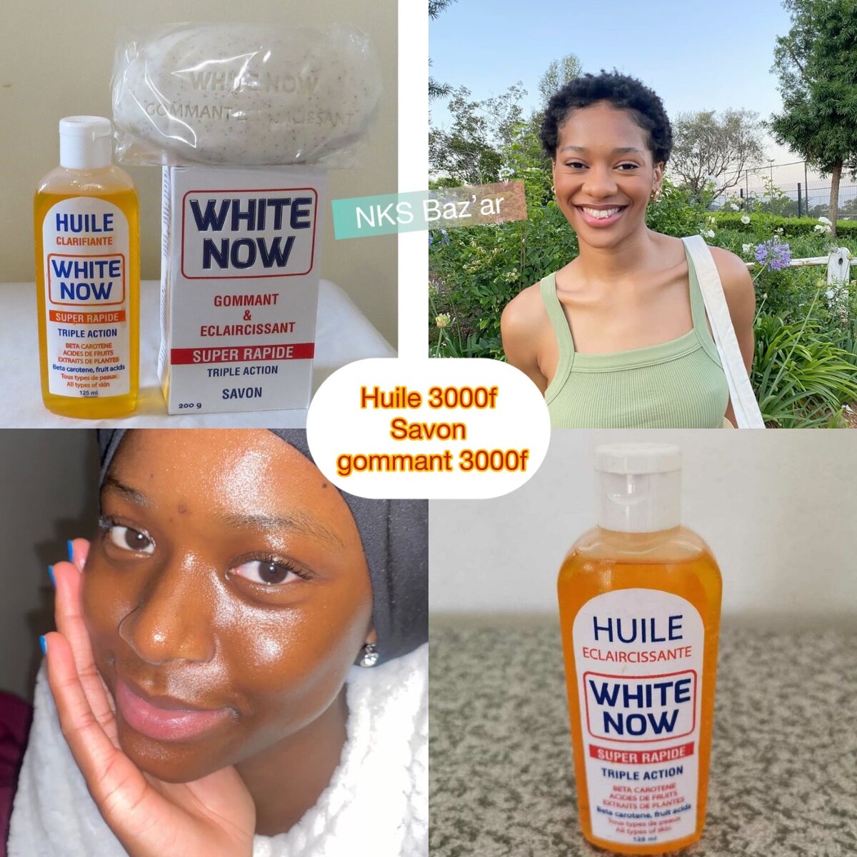 Élimine les taches, nettoie les impuretés, clarifie,illumine