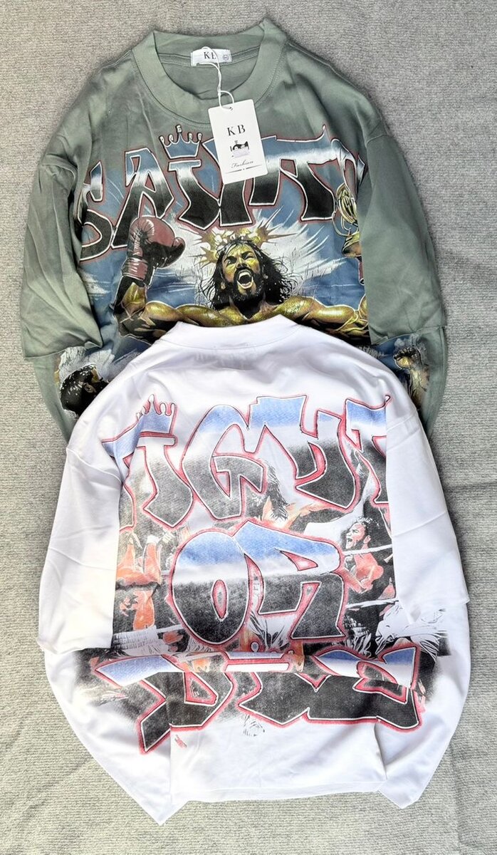 T-shirts mode urbain imprimés