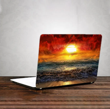 Sun Set Laptop Back Skin-Laptop Skin Vinyl Sticker Decal, 13 13.3 14.6 15 15.4 15.6 inch Laptop Skin Sticker Cover For All Laptops