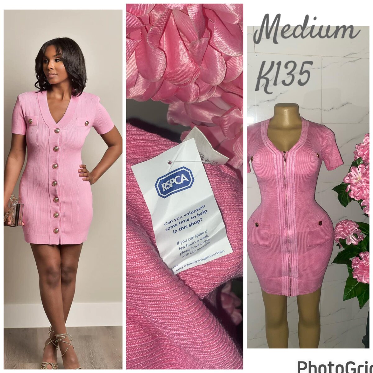 Beautiful and stylish women's dress pink