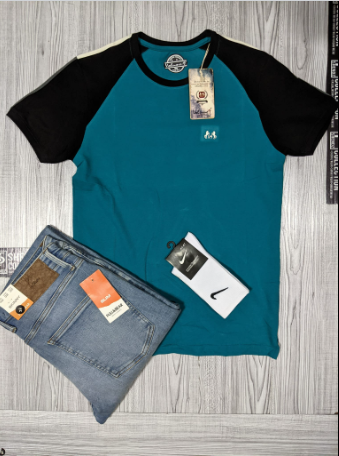 Men's Combo T-shirt, jeans and socks