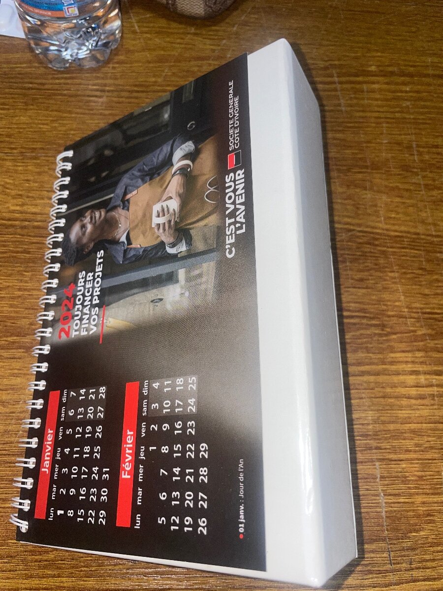 Calendrier chevalet ramborder