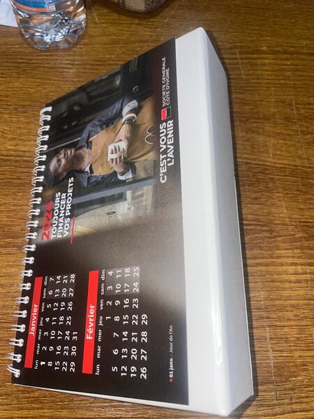 Calendrier chevalet ramborder