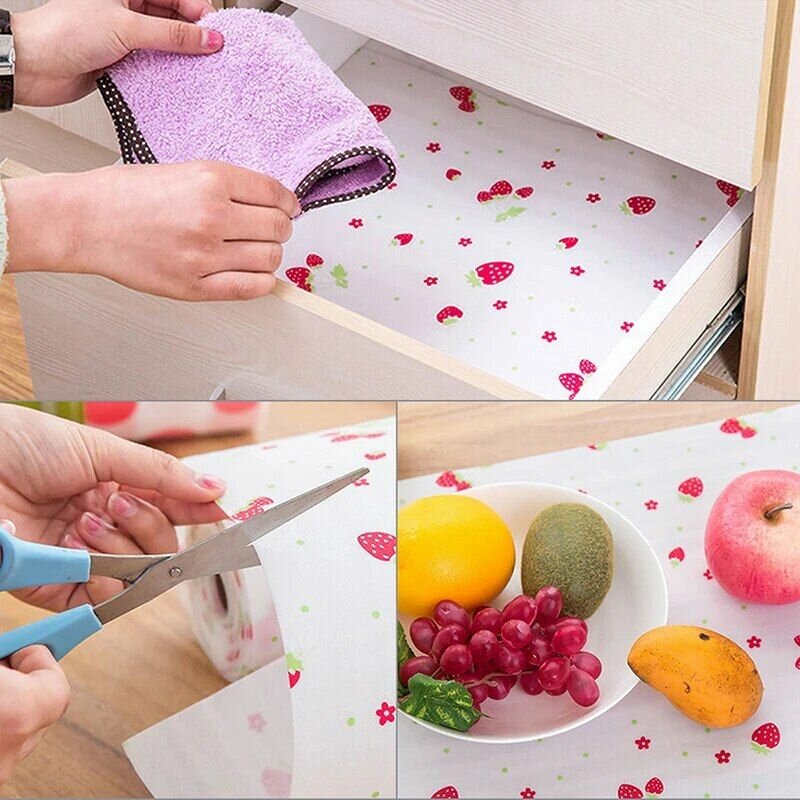 Multi-Purpose Fridge Mats & Liners for Kitchen and Wardrobe