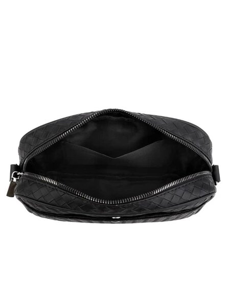 Sac bandoulière tissé élégant