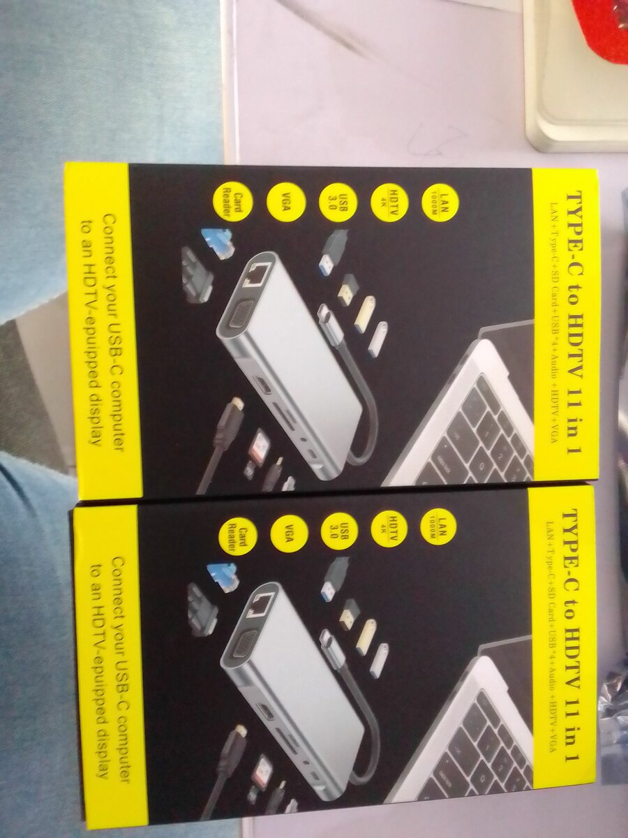 Type C to HDTV 11 in 1 Adapter