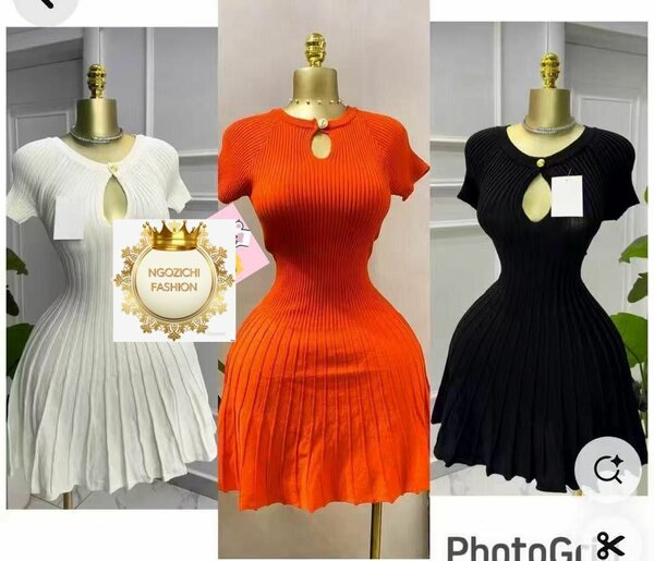 Robe tricotée élégante