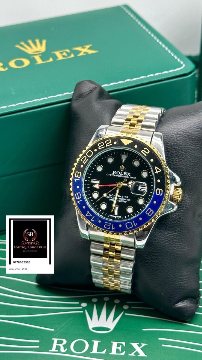 Montre rolex avec accessoires
