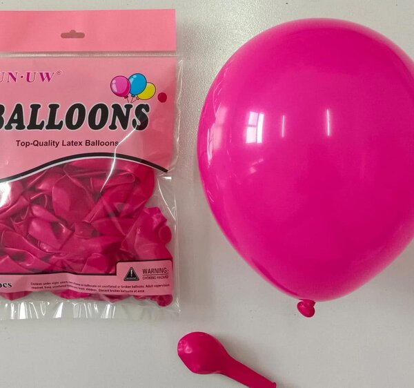 Ballons en latex multicolores
