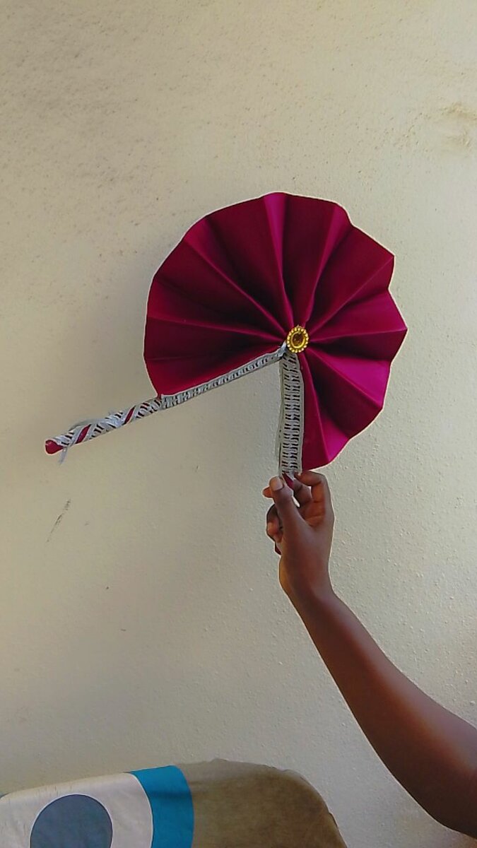 Éventail Pliable tissu