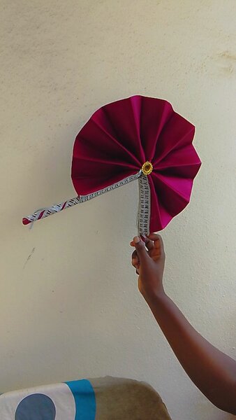 Éventail Pliable tissu