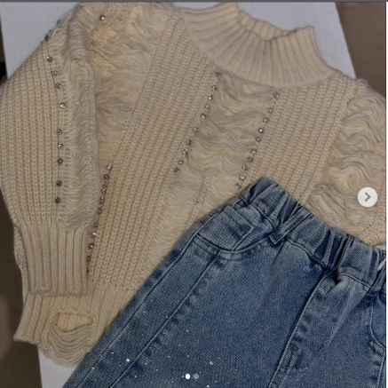 свитер детский бежевый